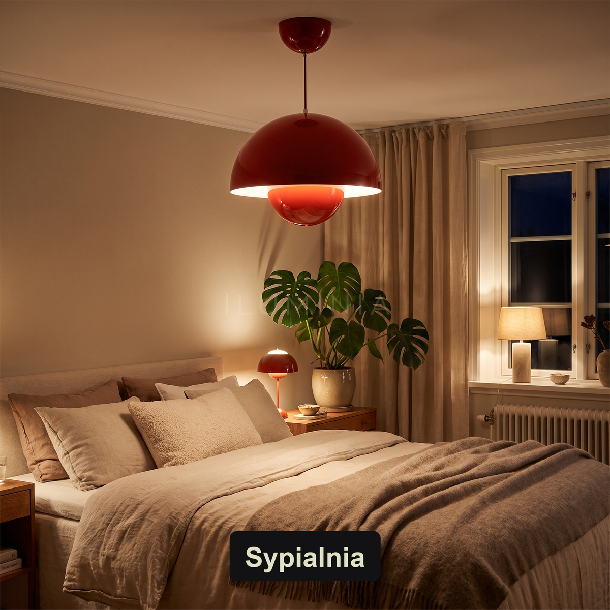 Lampa wisząca kolorowa | Zerlina – sypialnia