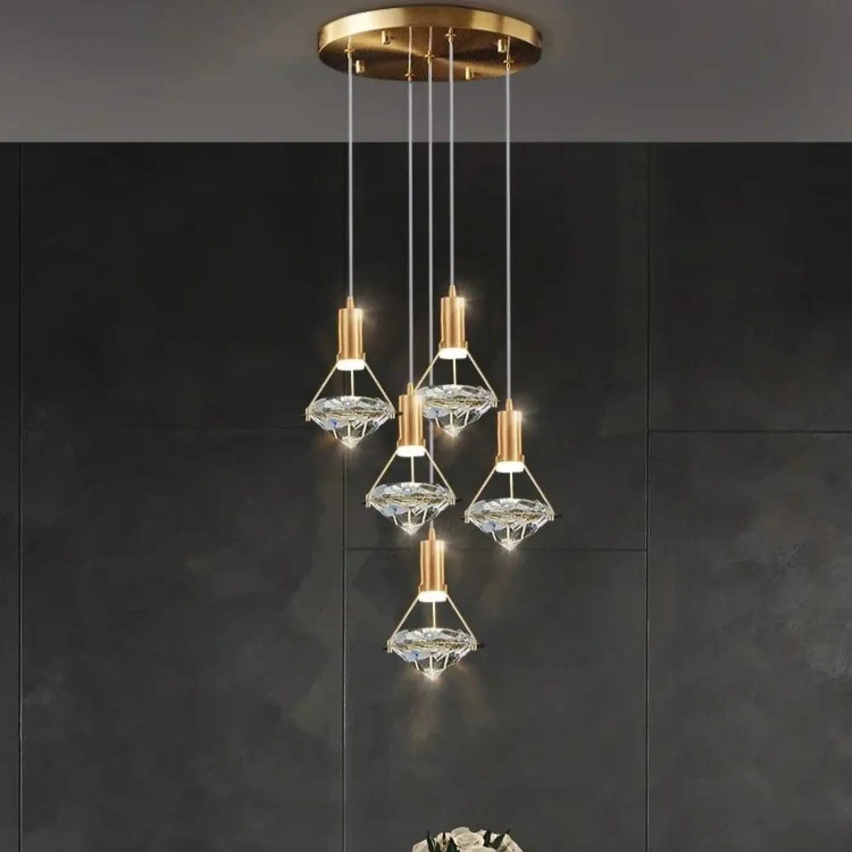 Lampa wisząca kryształ | Pralina