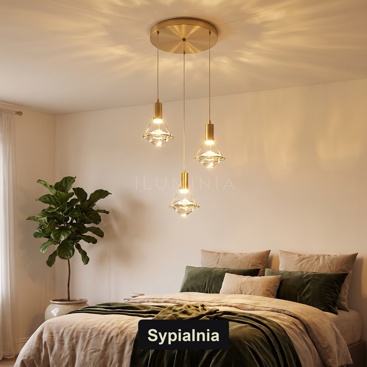 Lampa wisząca kryształ | Pralina
