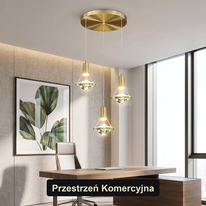 Lampa wisząca kryształ | Pralina