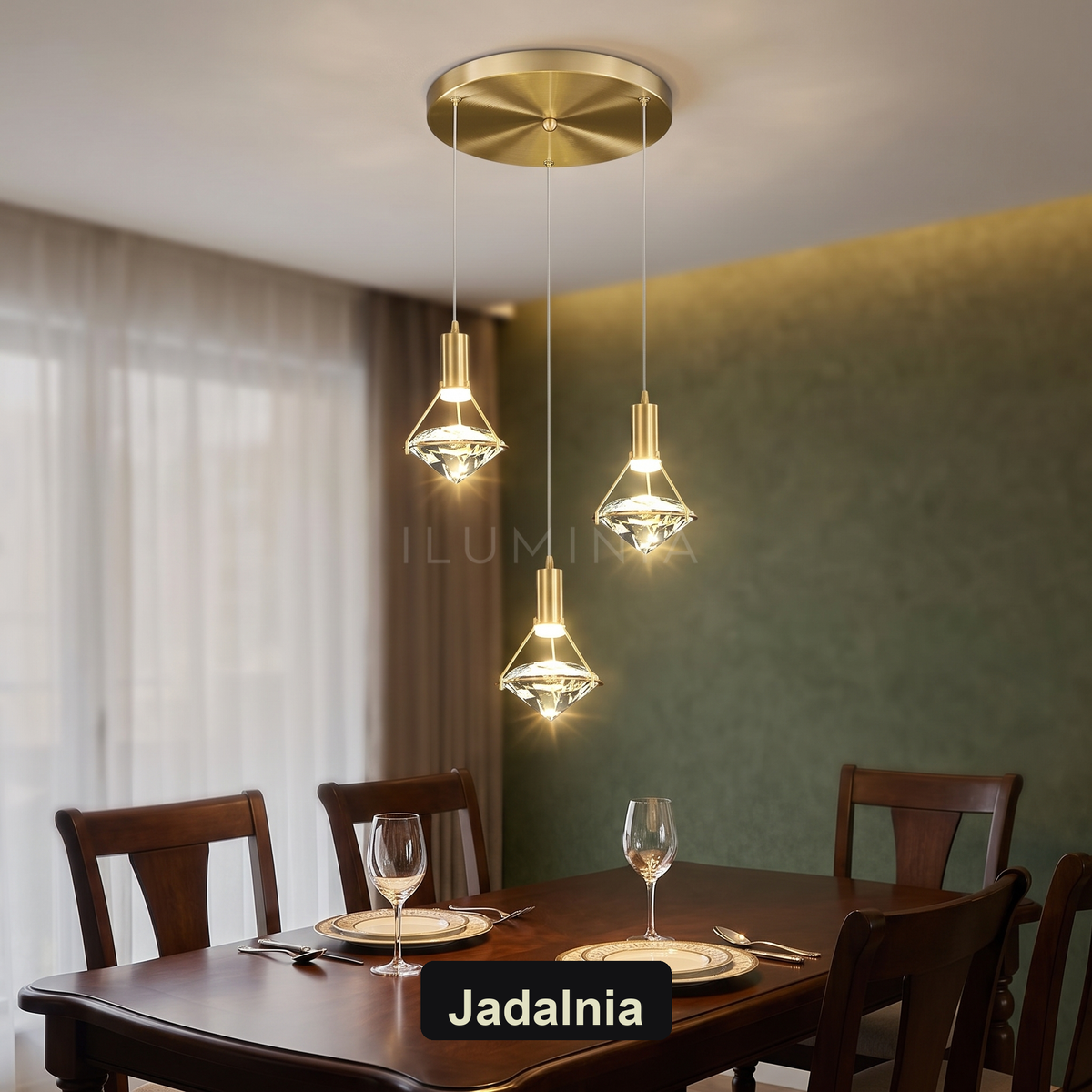 Lampa wisząca kryształ | Pralina