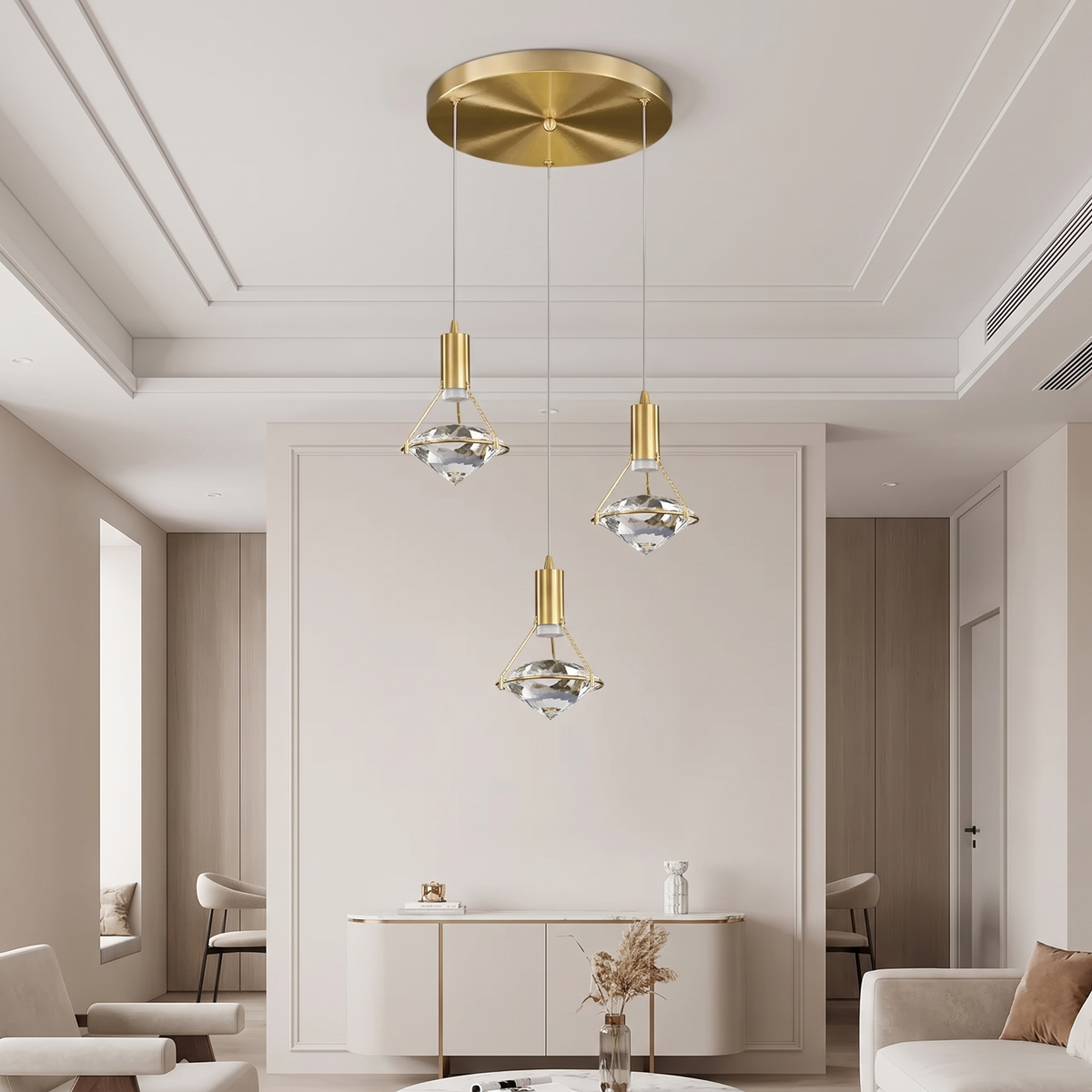 Lampa wisząca kryształ | Pralina