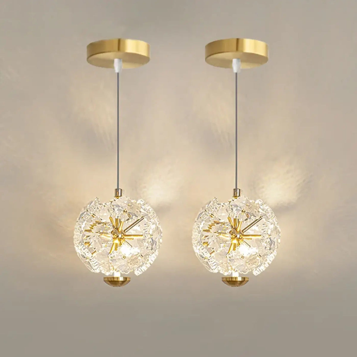 Lampa wisząca kryształki | Rovella