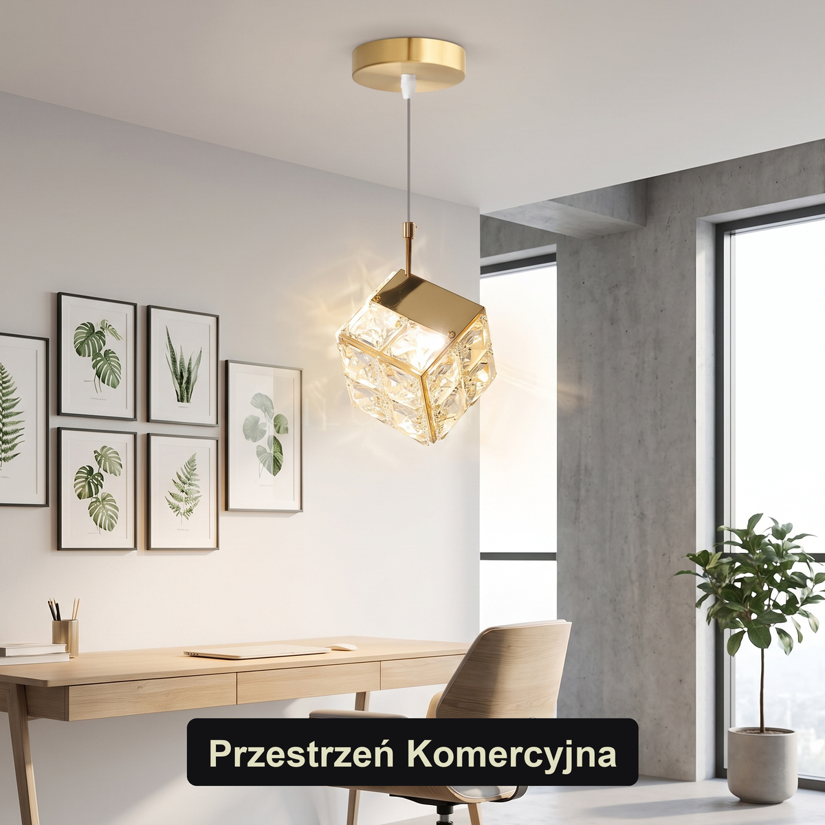 Lampa wisząca kryształki | Rovella