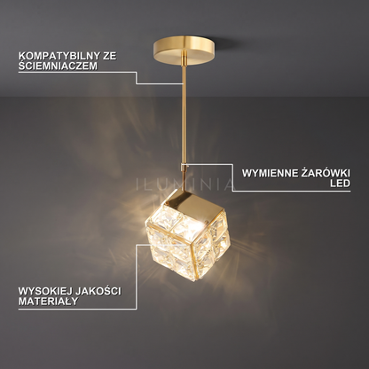 Lampa wisząca kryształki | Rovella