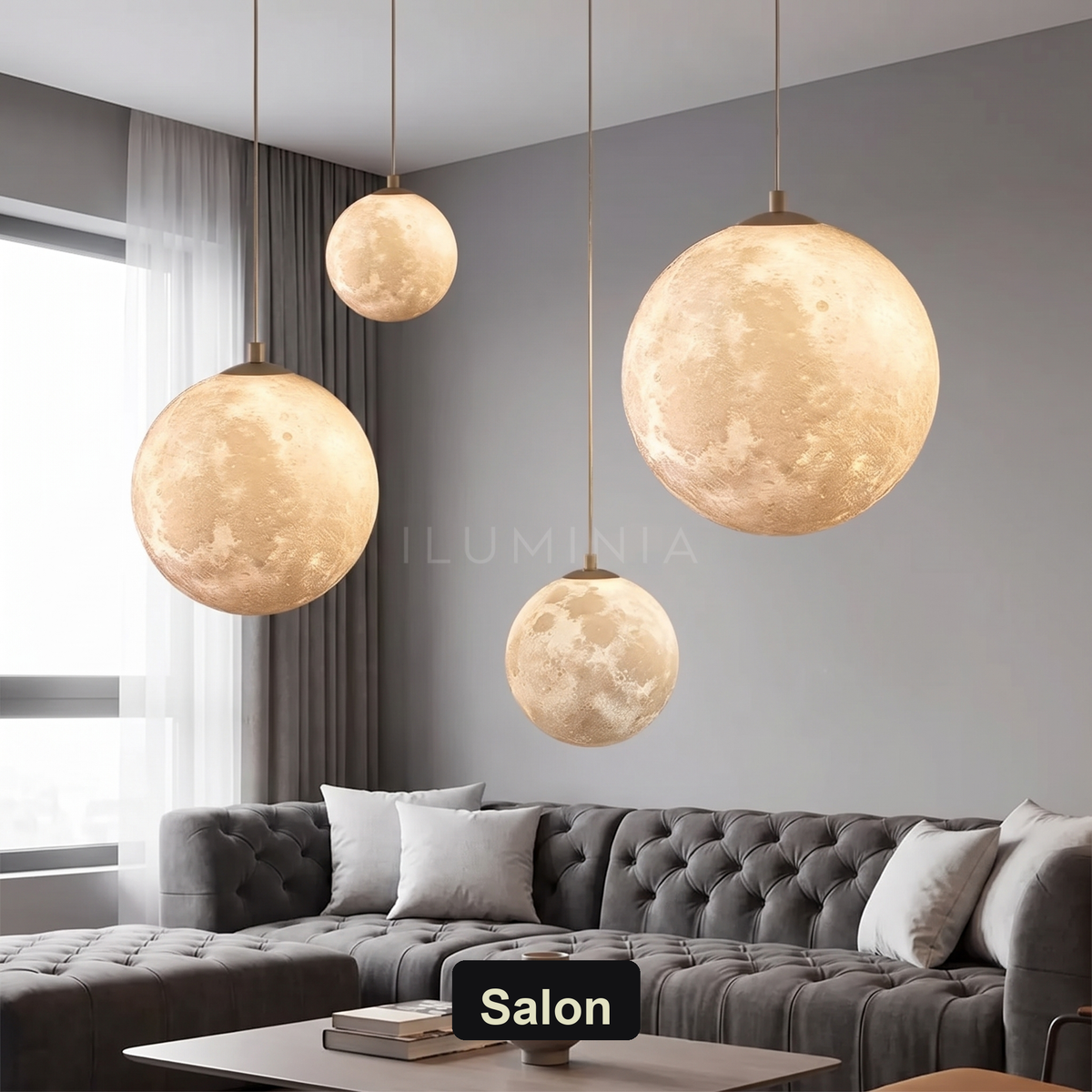 Lampa wisząca księżyc | Arnella