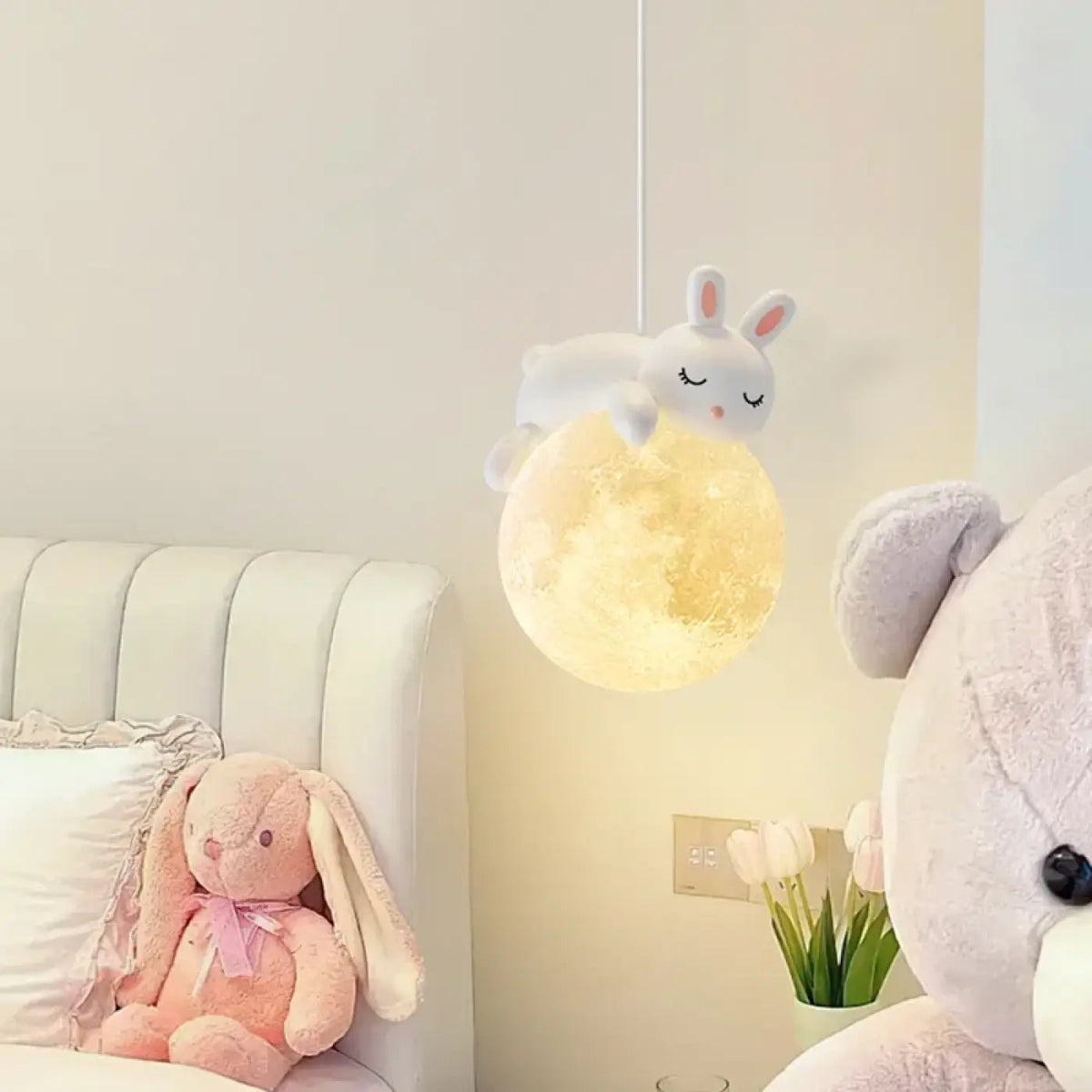 Lampa wisząca kula biała dziecięca | Umbella