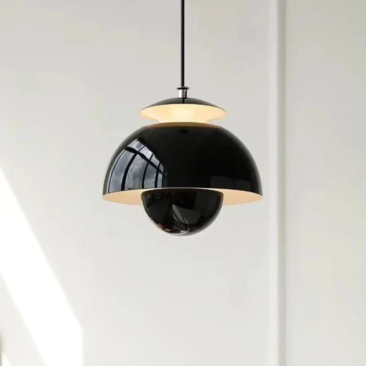 Lampa wisząca kula mleczna | Rusante