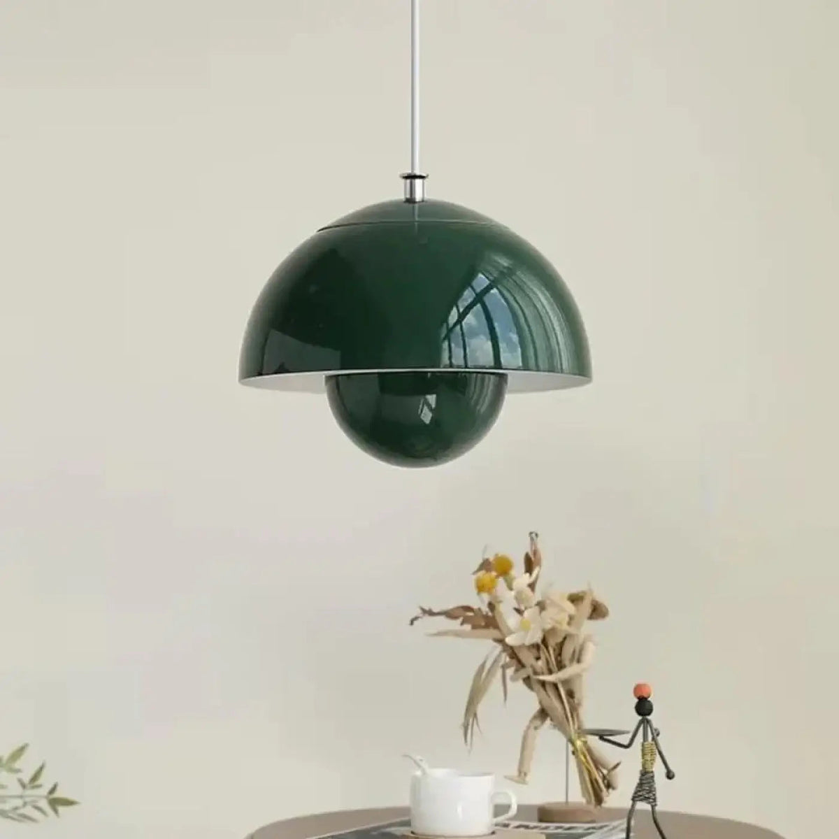 Lampa wisząca kula mleczna | Rusante