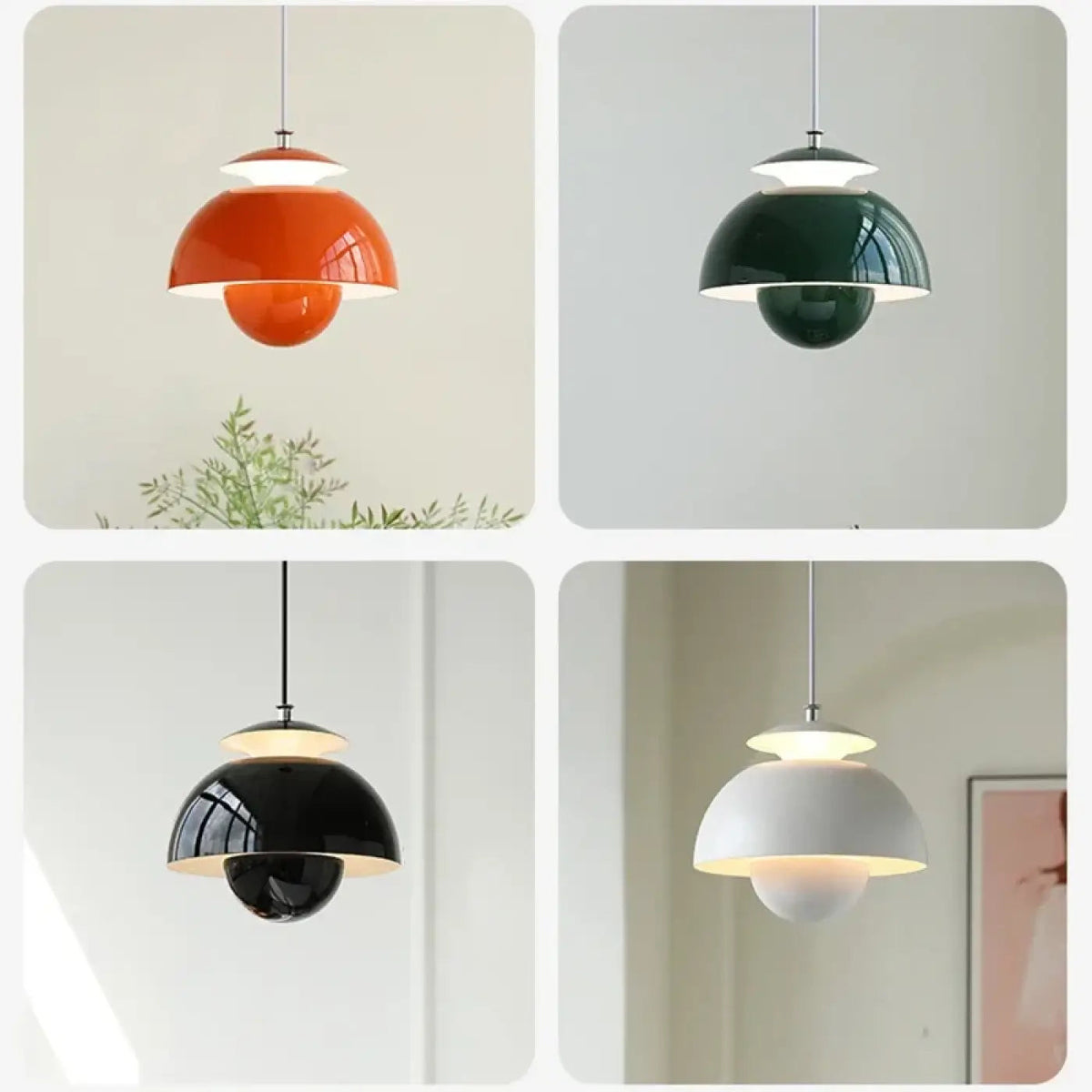 Lampa wisząca kula mleczna | Rusante