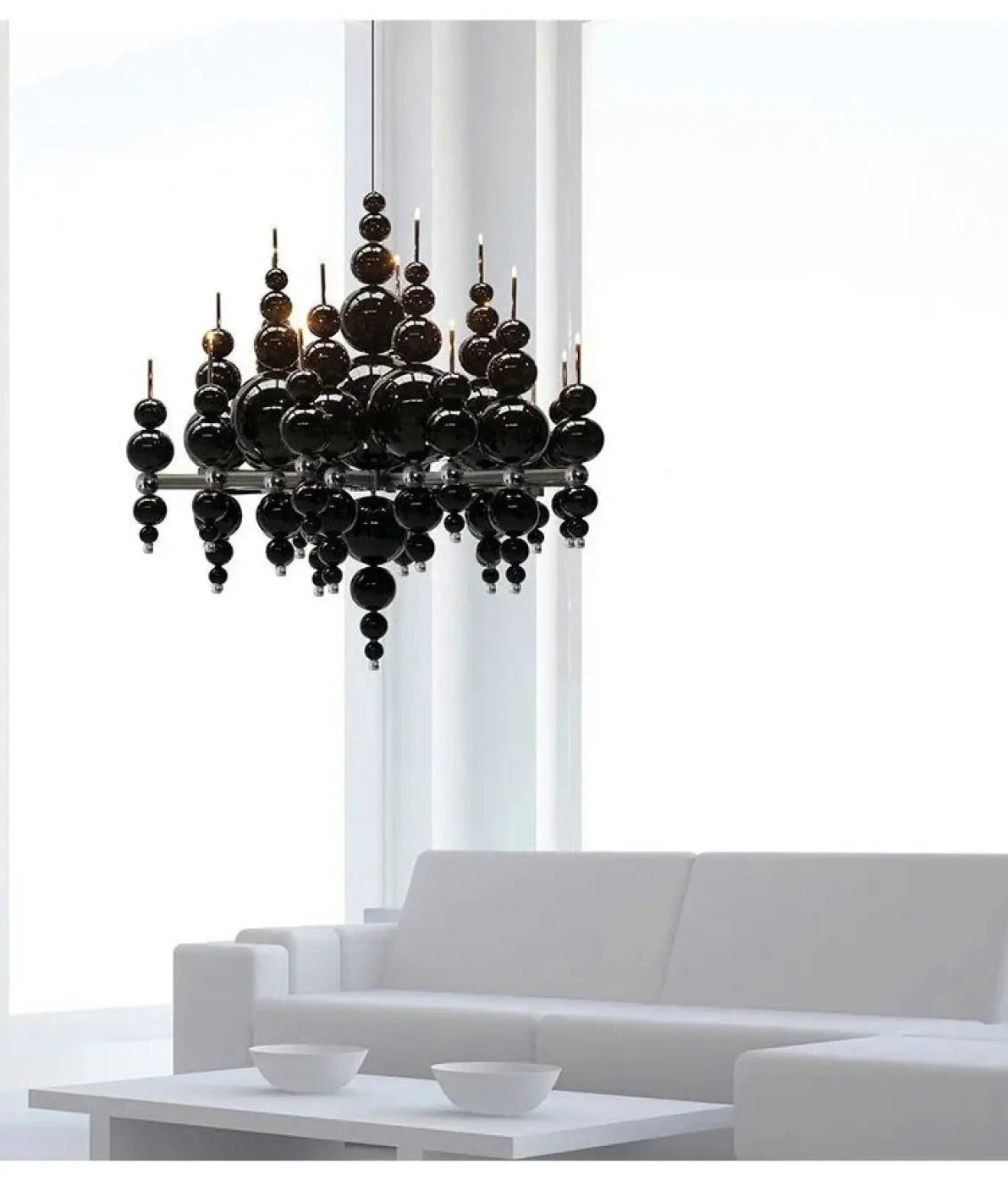 Lampa wisząca kula przezroczysta | Ramalda