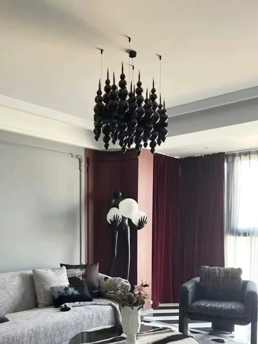 Lampa wisząca kula przezroczysta | Ramalda