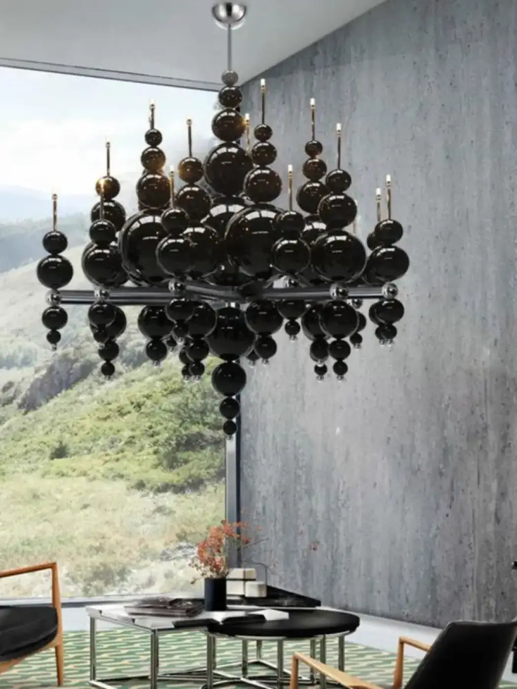 Lampa wisząca kula przezroczysta | Ramalda