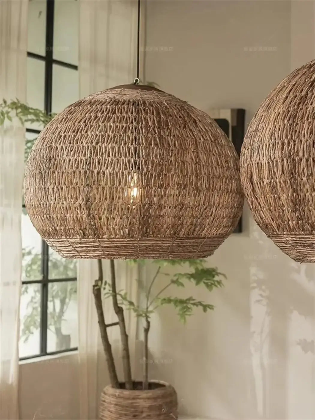 Lampa wisząca kula szara | Castola
