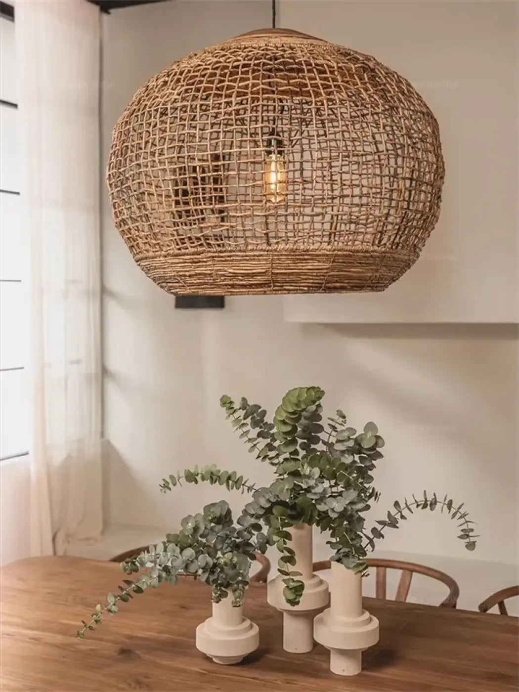 Lampa wisząca kula szara | Castola