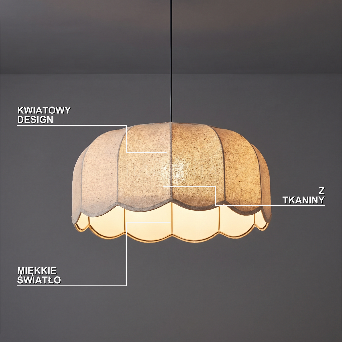 Lampa wisząca kwiat | Belluna