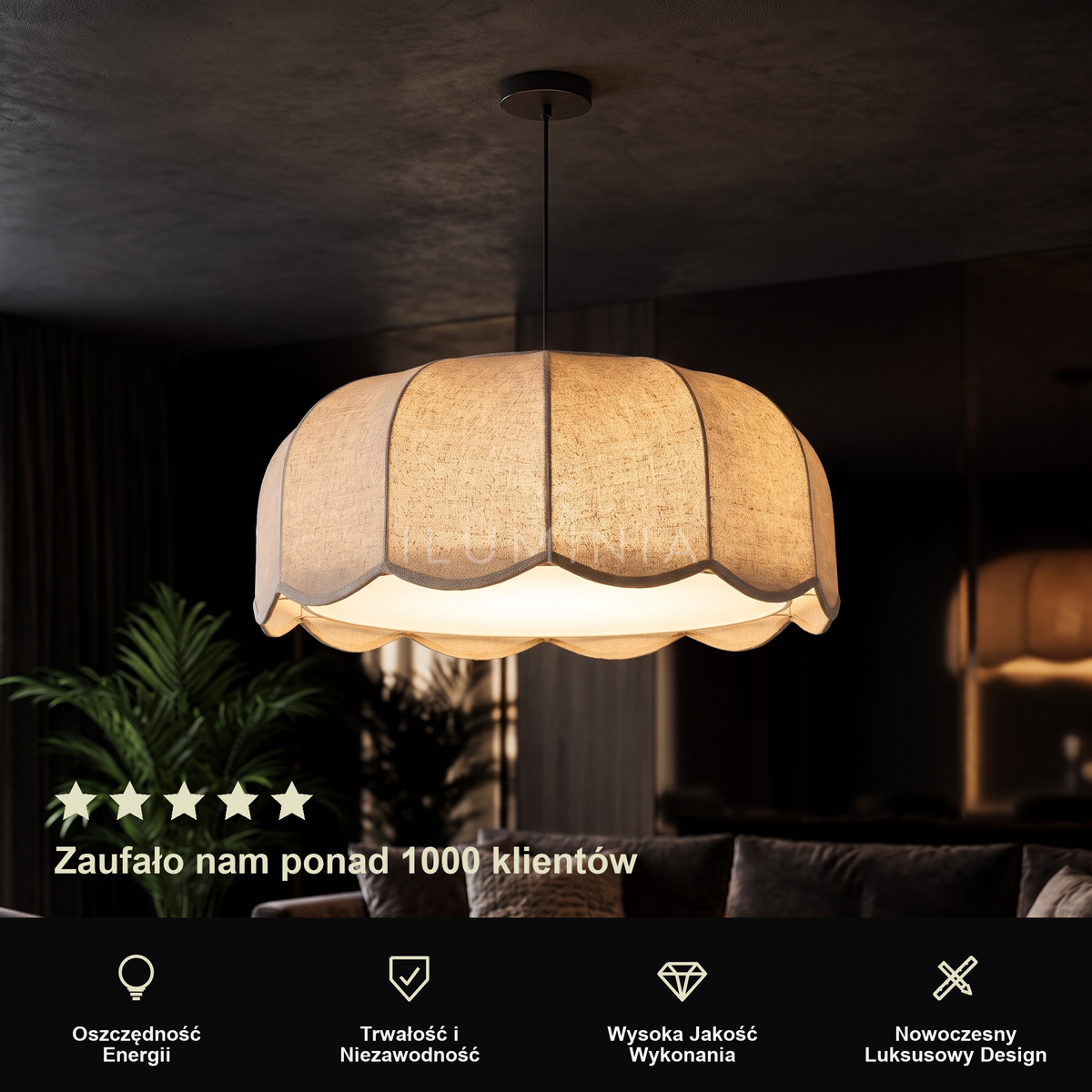 Lampa wisząca kwiat | Belluna