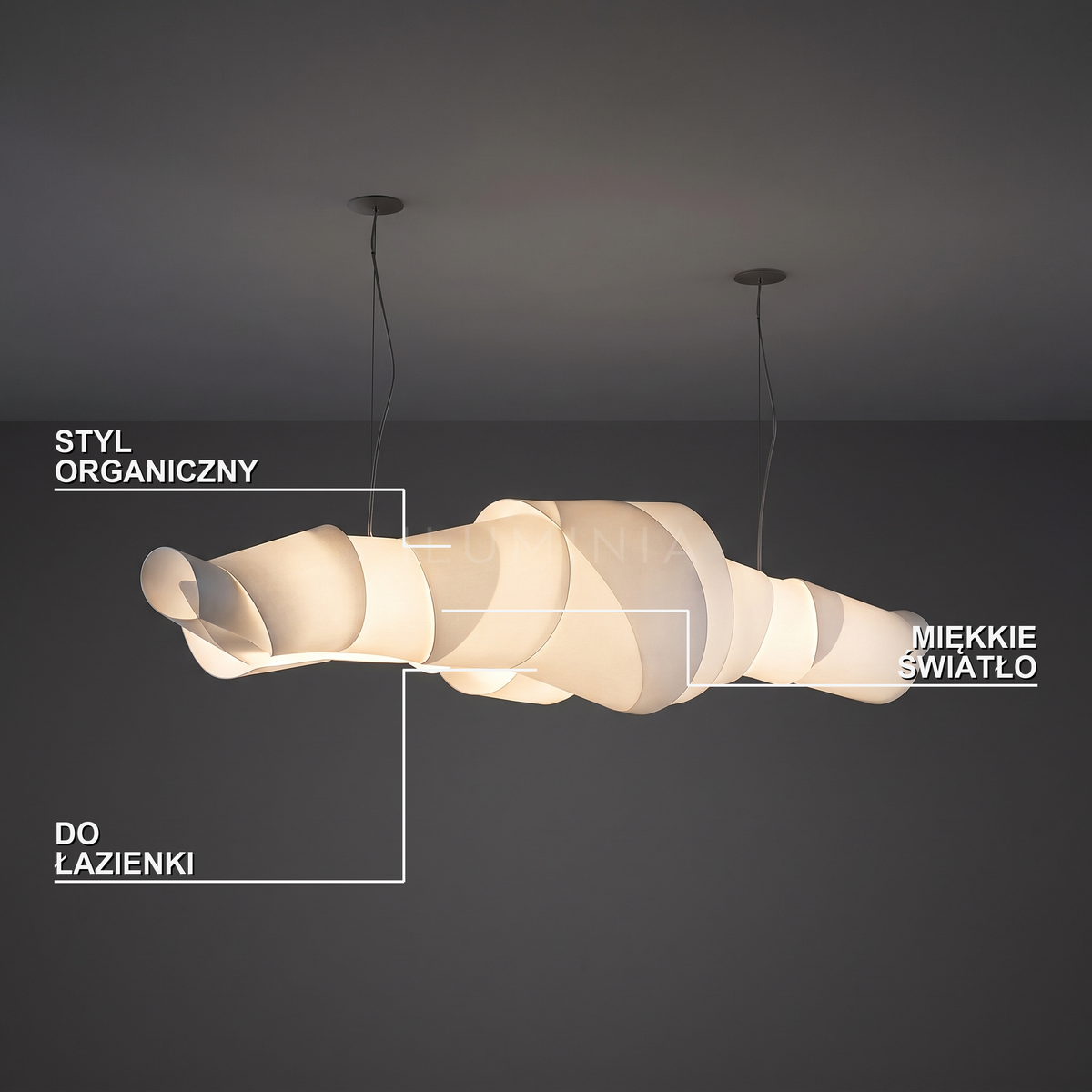 Lampa wisząca łazienkowa | Priscena