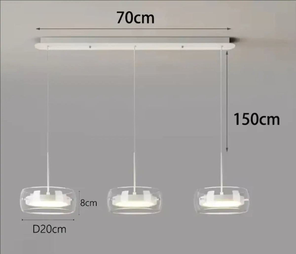 Lampa wisząca LED do łazienki | Lambenza