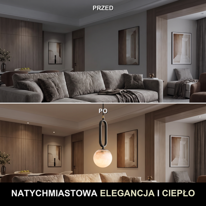 Lampa wisząca marmur | Mottella