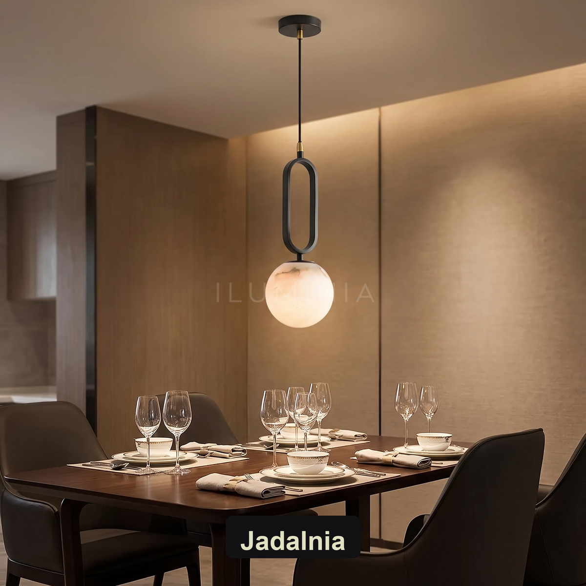 Lampa wisząca marmur | Mottella