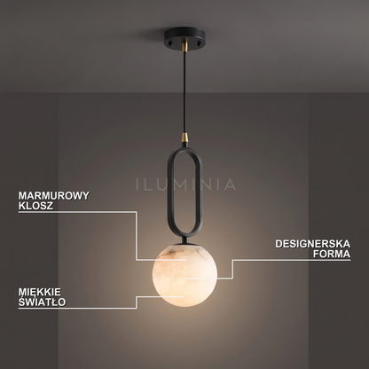Lampa wisząca marmur | Mottella
