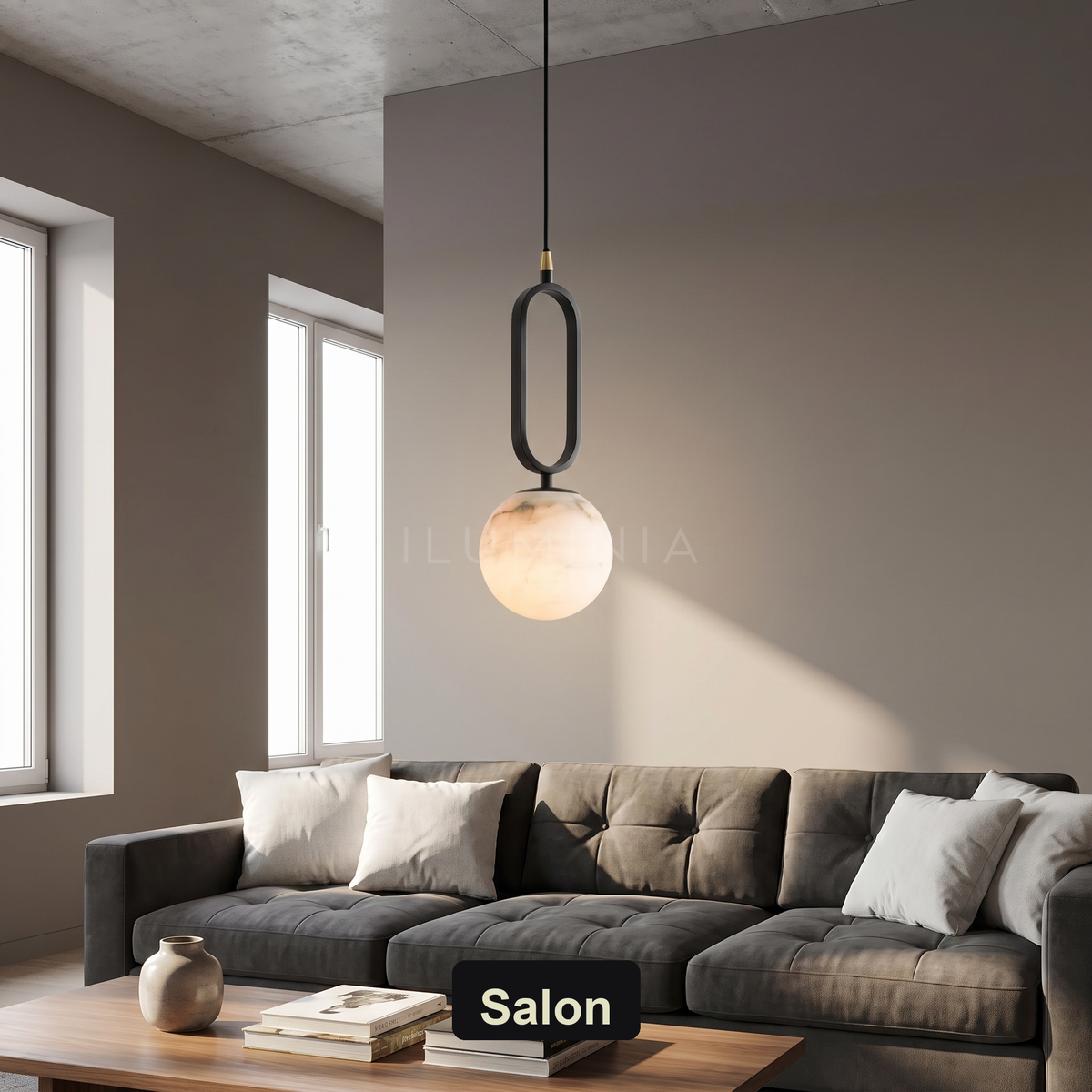 Lampa wisząca marmur | Mottella