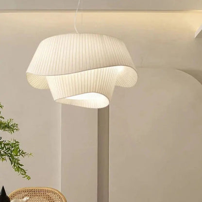 Lampa wisząca metalowa biała | Fenola