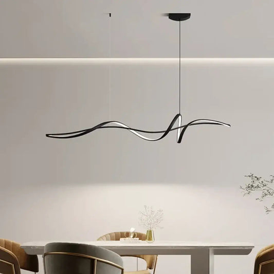 Lampa wisząca metalowa czarna | Venessa