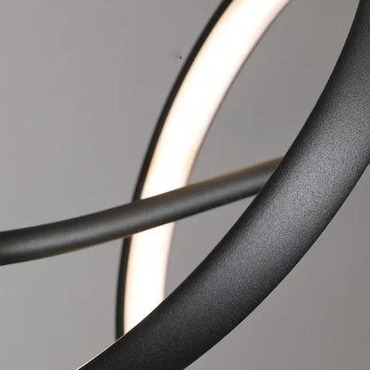 Lampa wisząca metalowa czarna | Venessa