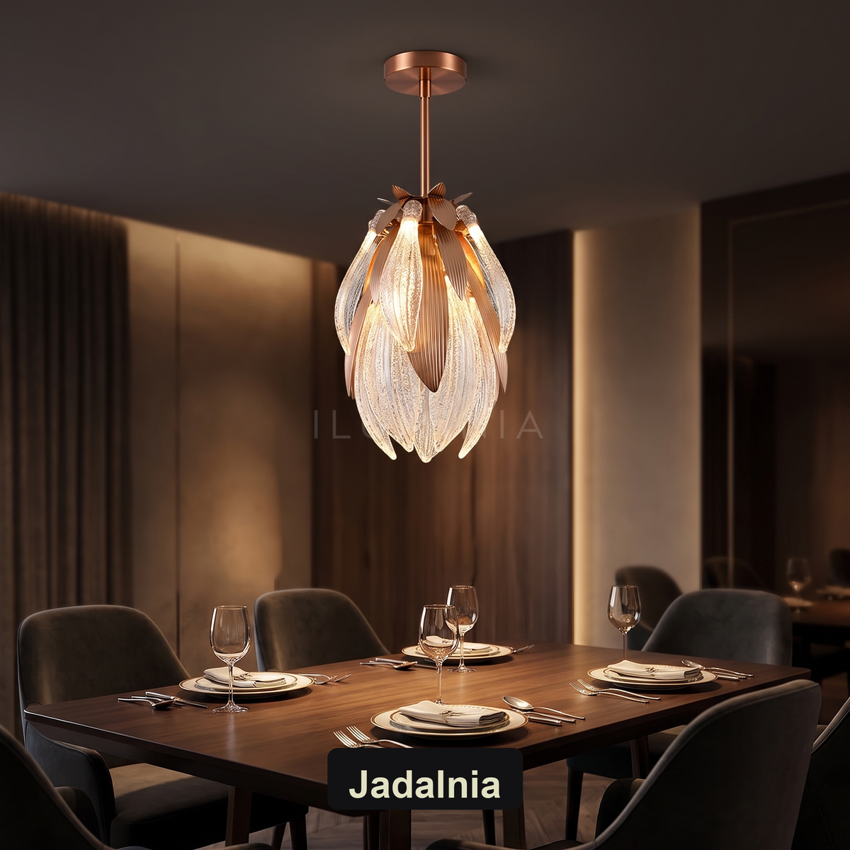 Lampa wisząca miedź | Zenoria