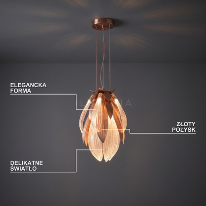 Lampa wisząca miedź | Zenoria