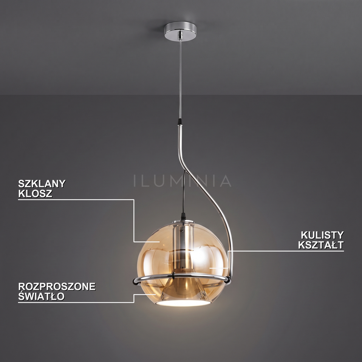 Lampa wisząca minaki | Elmena