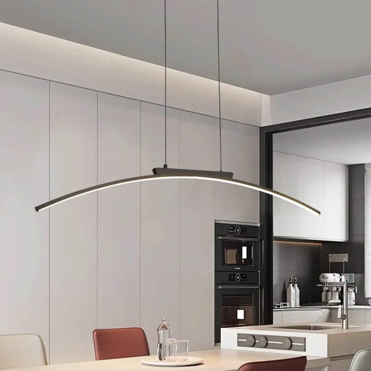 Lampa wisząca minimalistyczna czarna | Bellalda