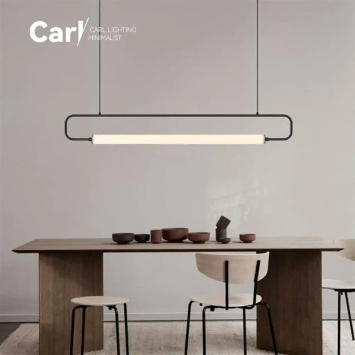 Lampa wisząca minimalistyczna liniowa złota | Pellicia