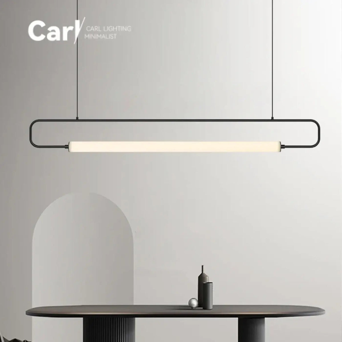 Lampa wisząca minimalistyczna liniowa złota | Pellicia