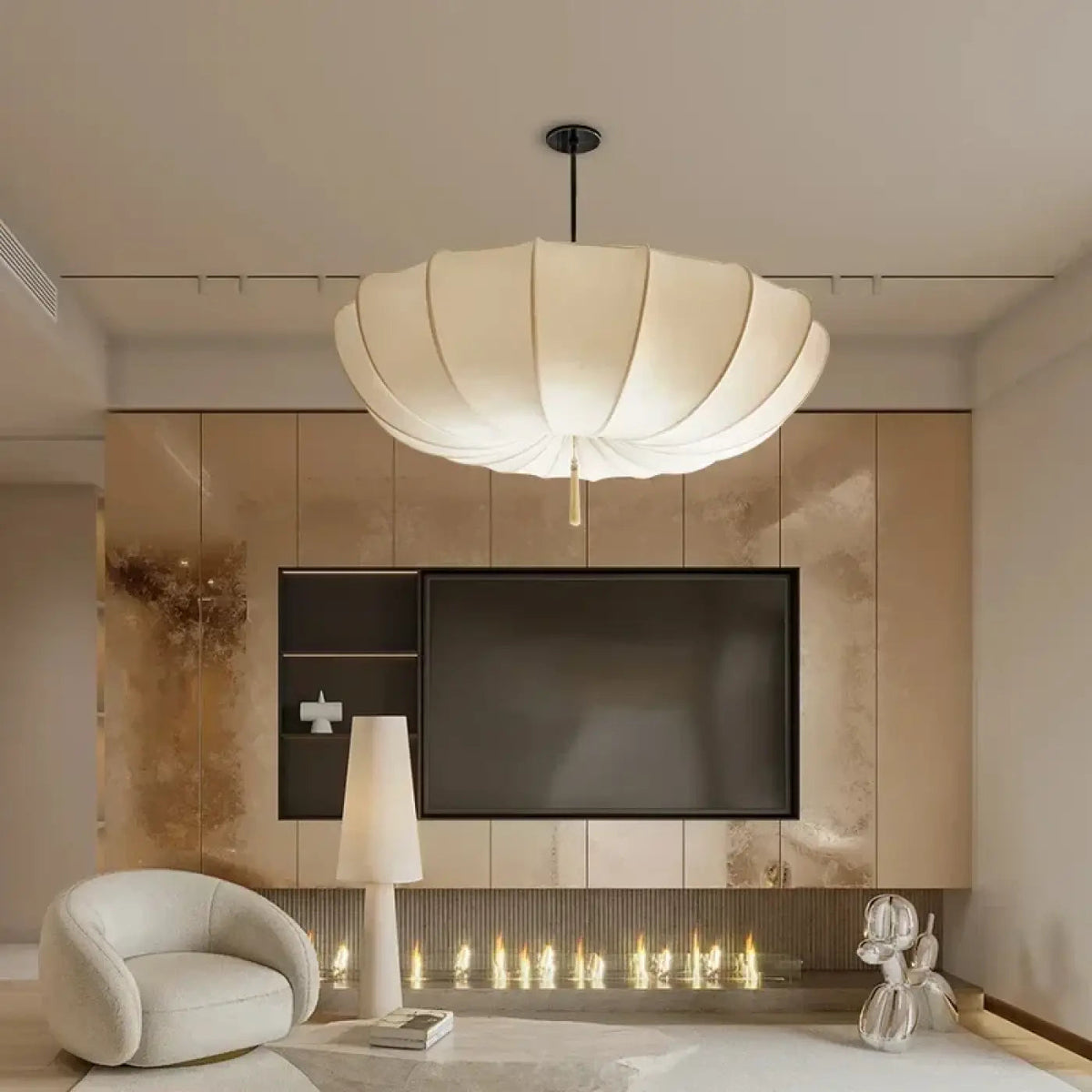 Lampa wisząca minimalistyczna oryginalna czarna | Fabranta