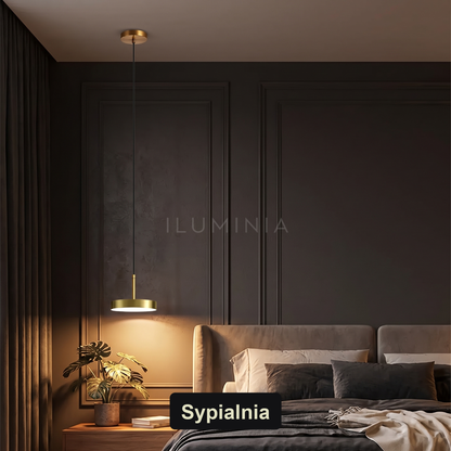 Lampa wisząca minimalistyczna | Sottana – sypialnia