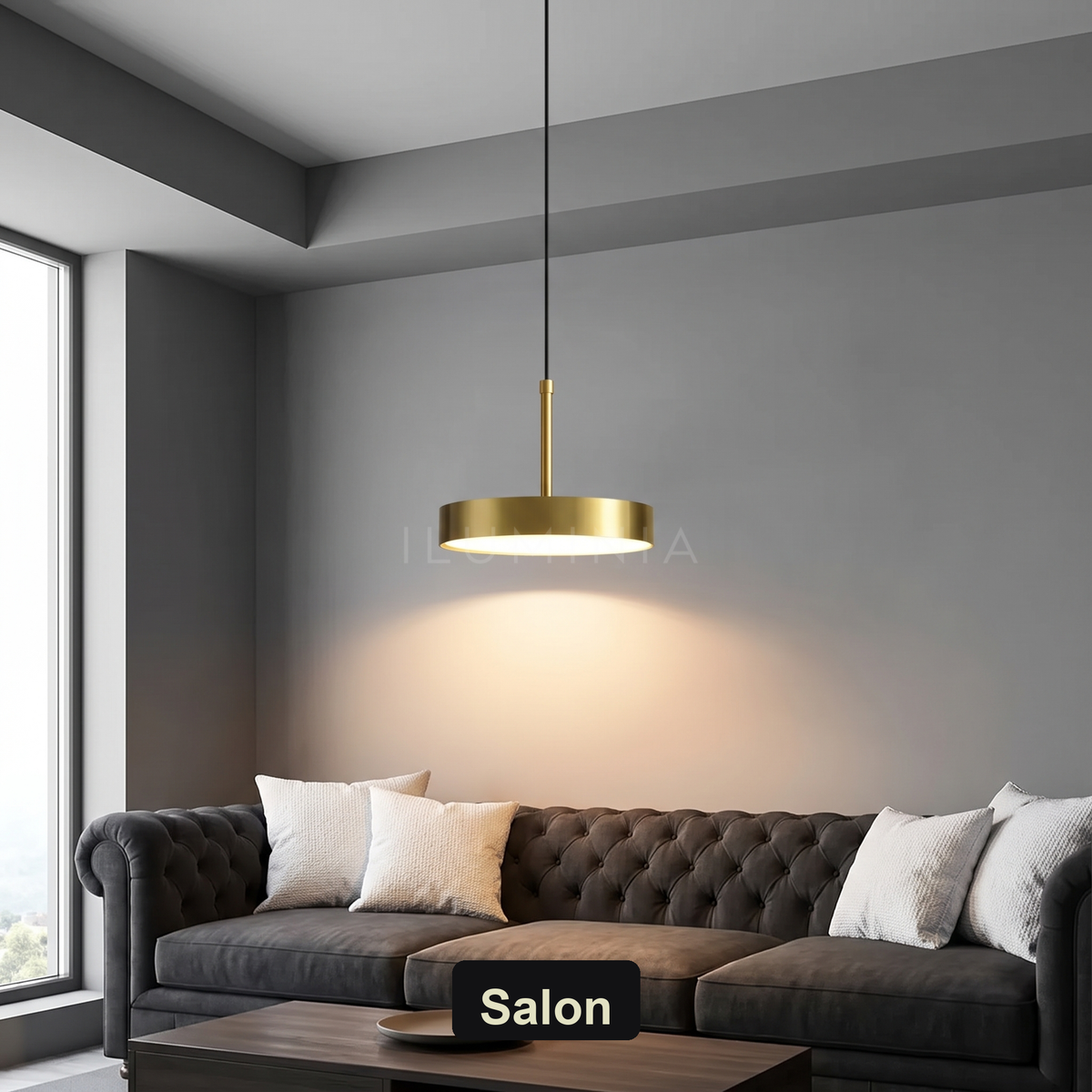 Lampa wisząca minimalistyczna | Sottana – salon