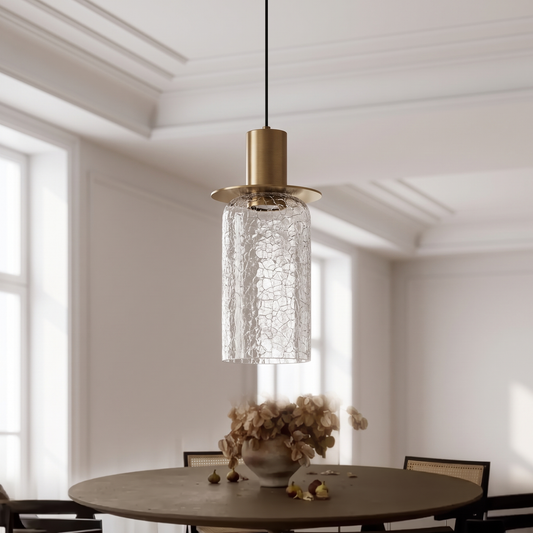 Lampa wisząca mosiądz | Leonessa