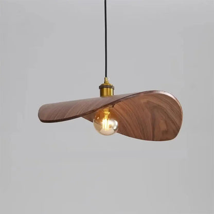 Lampa wisząca na belce drewnianej | Boralda