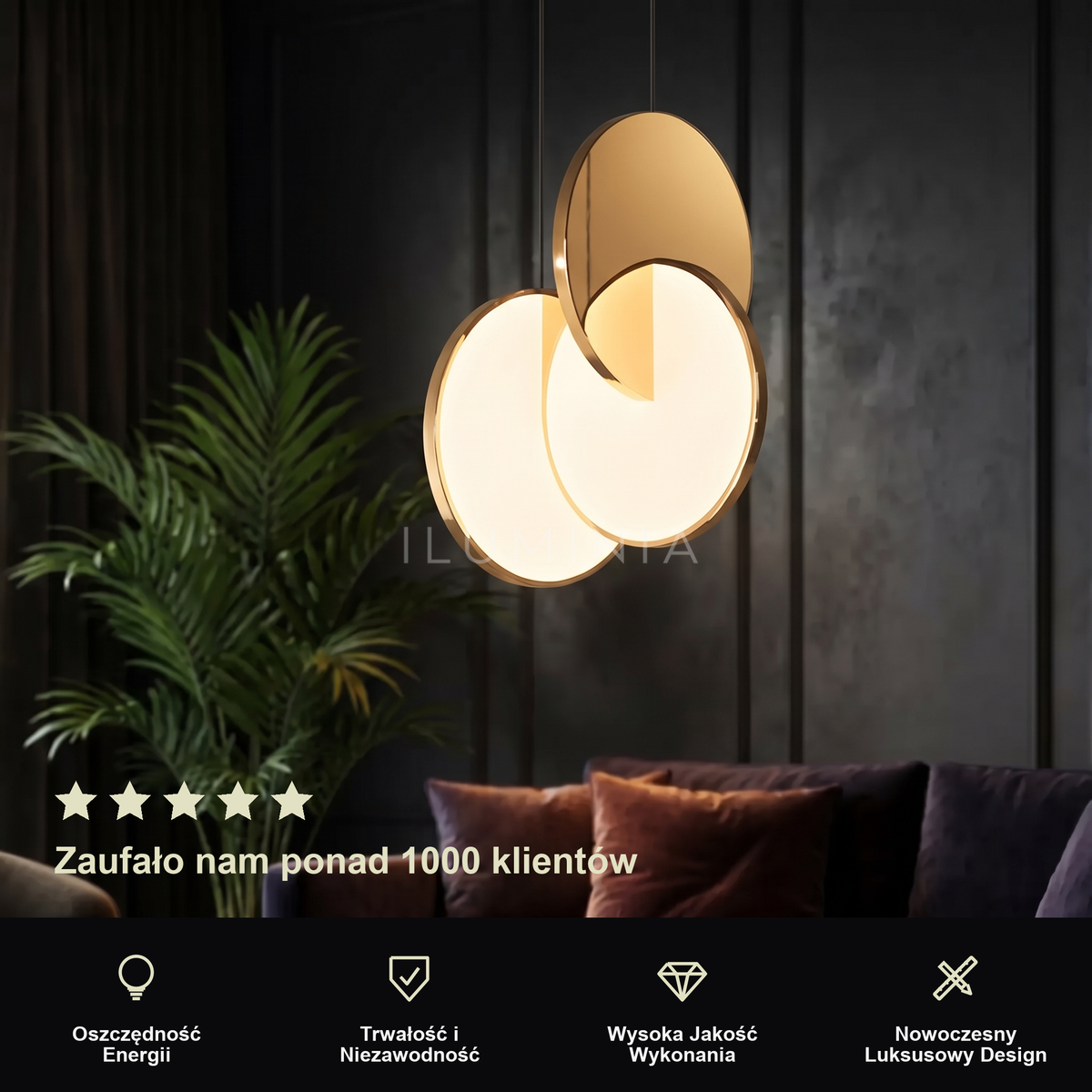 Lampa wisząca nad schody | Lavinia