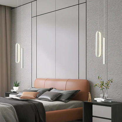 Nowoczesna lampa wisząca nad wyspę LED | Solosa