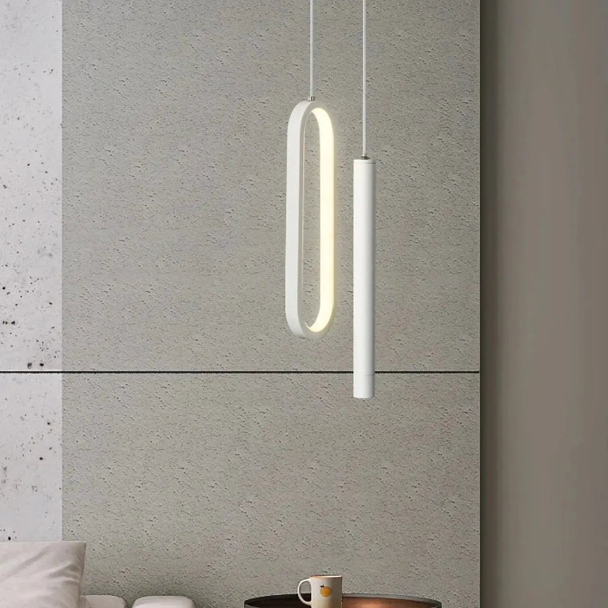 Nowoczesna lampa wisząca nad wyspę LED | Solosa