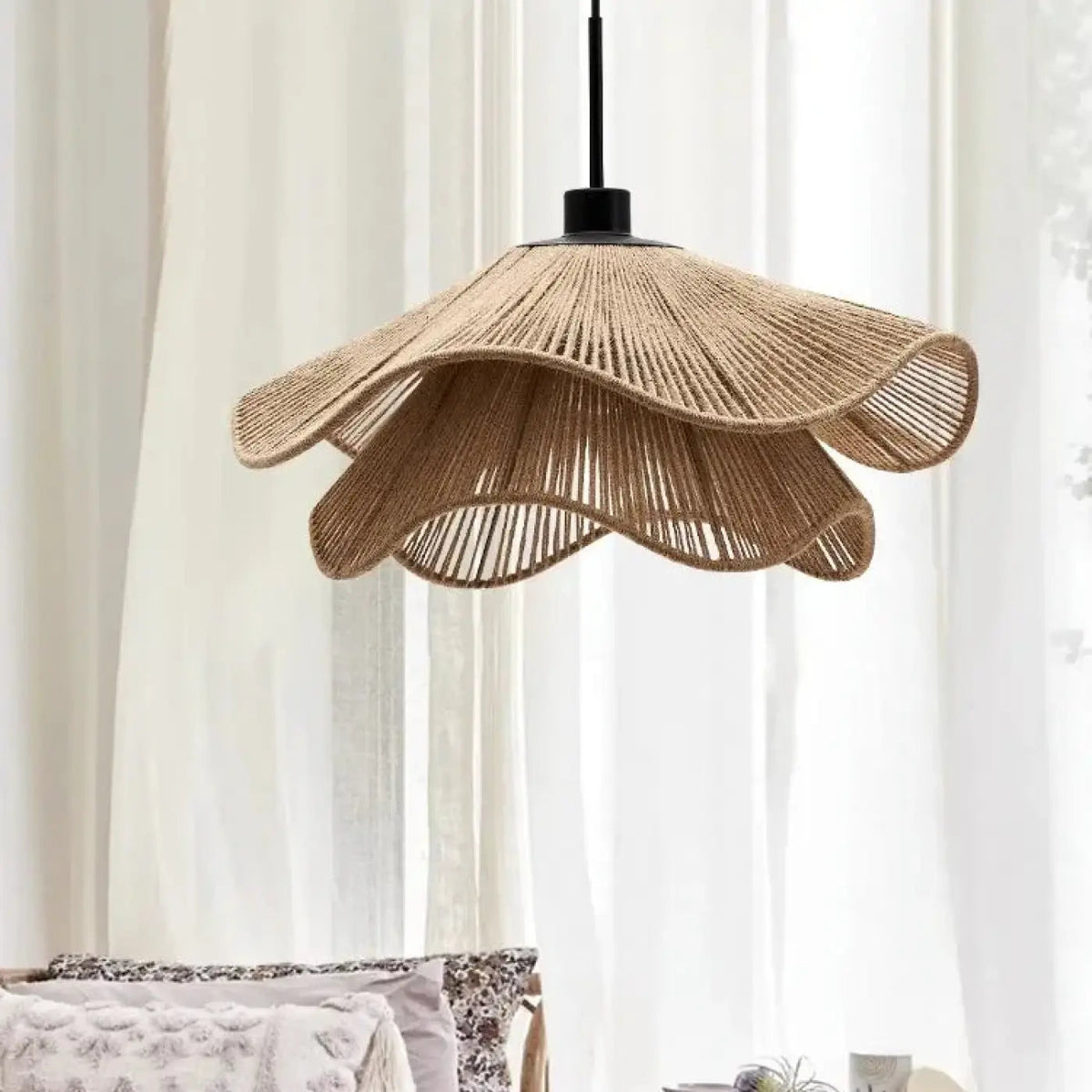 Lampa wisząca naturalna | Floruna