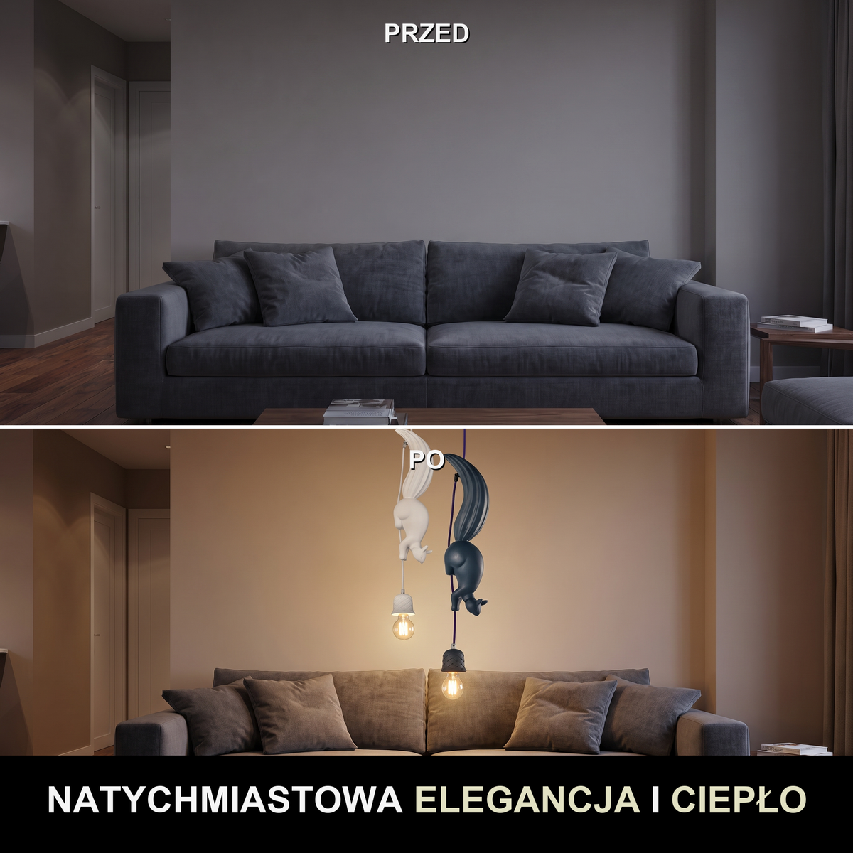 Lampa wisząca niebieska | Nerolia