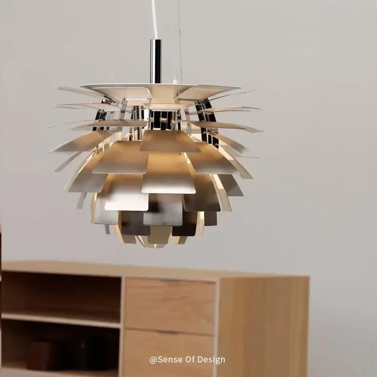 Lampa wisząca nowoczesna designerska biała | Ricella