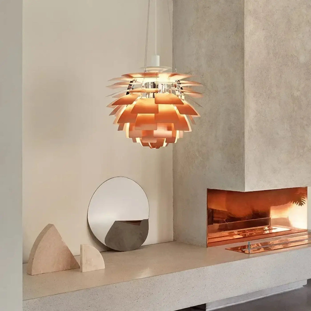 Lampa wisząca nowoczesna designerska biała | Ricella