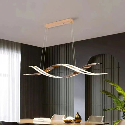 Lampa wisząca nowoczesna złota czarna | Melena