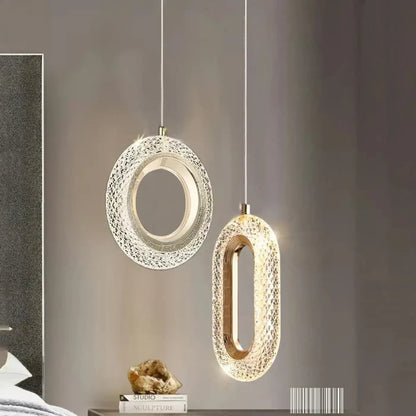 Lampa wisząca okrągła złota | Torara